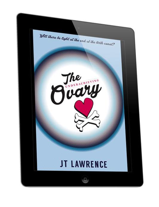 Will there be light at the end of the tunnel? The Underachieving Ovary by USA Today bestselling author JT Lawrence. Memoir. Infertility. IVF. Happy ending.